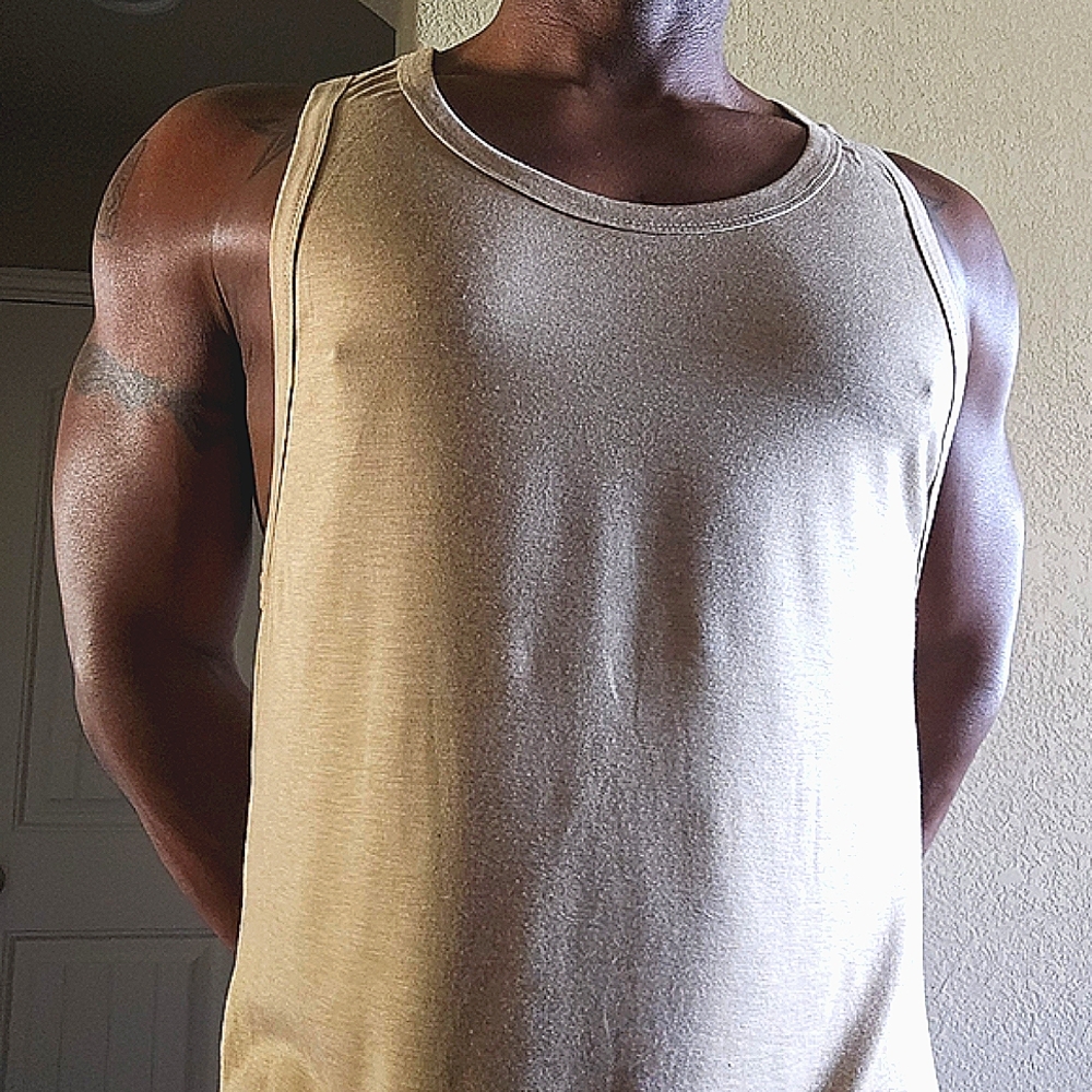 Men's Tan Tank Top